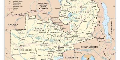 मानचित्र की सड़क zambi